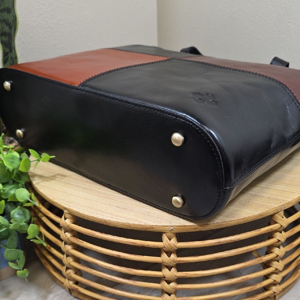 Patricia Nash Color Block Leather Tote – NEW WITH TAGS - Picture 4 of 15